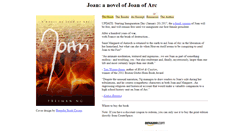 Desktop Screenshot of joannovel.com